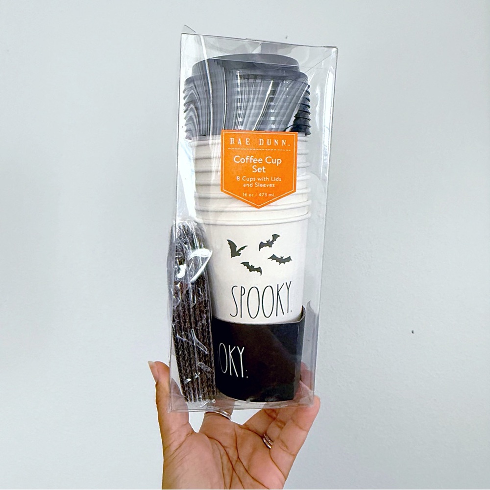 Rae Dunn SPOOKY Coffee Cup Set